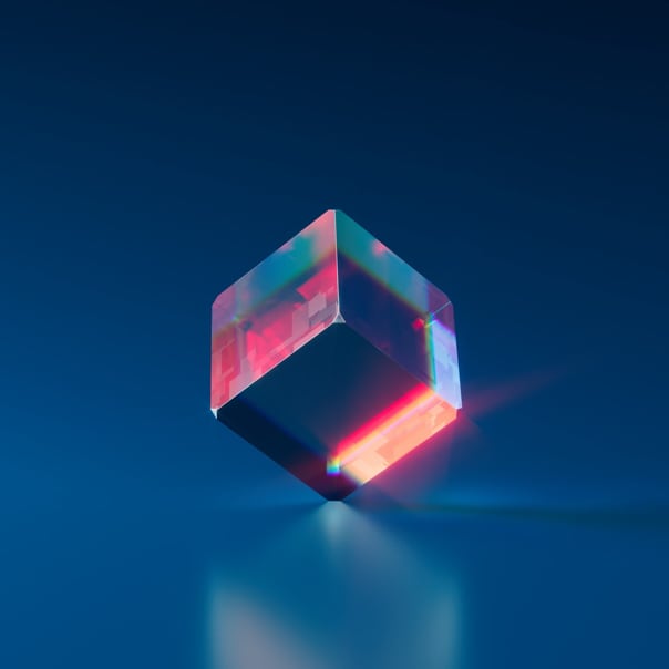 a cube resting on one of it's corners in equilibrium